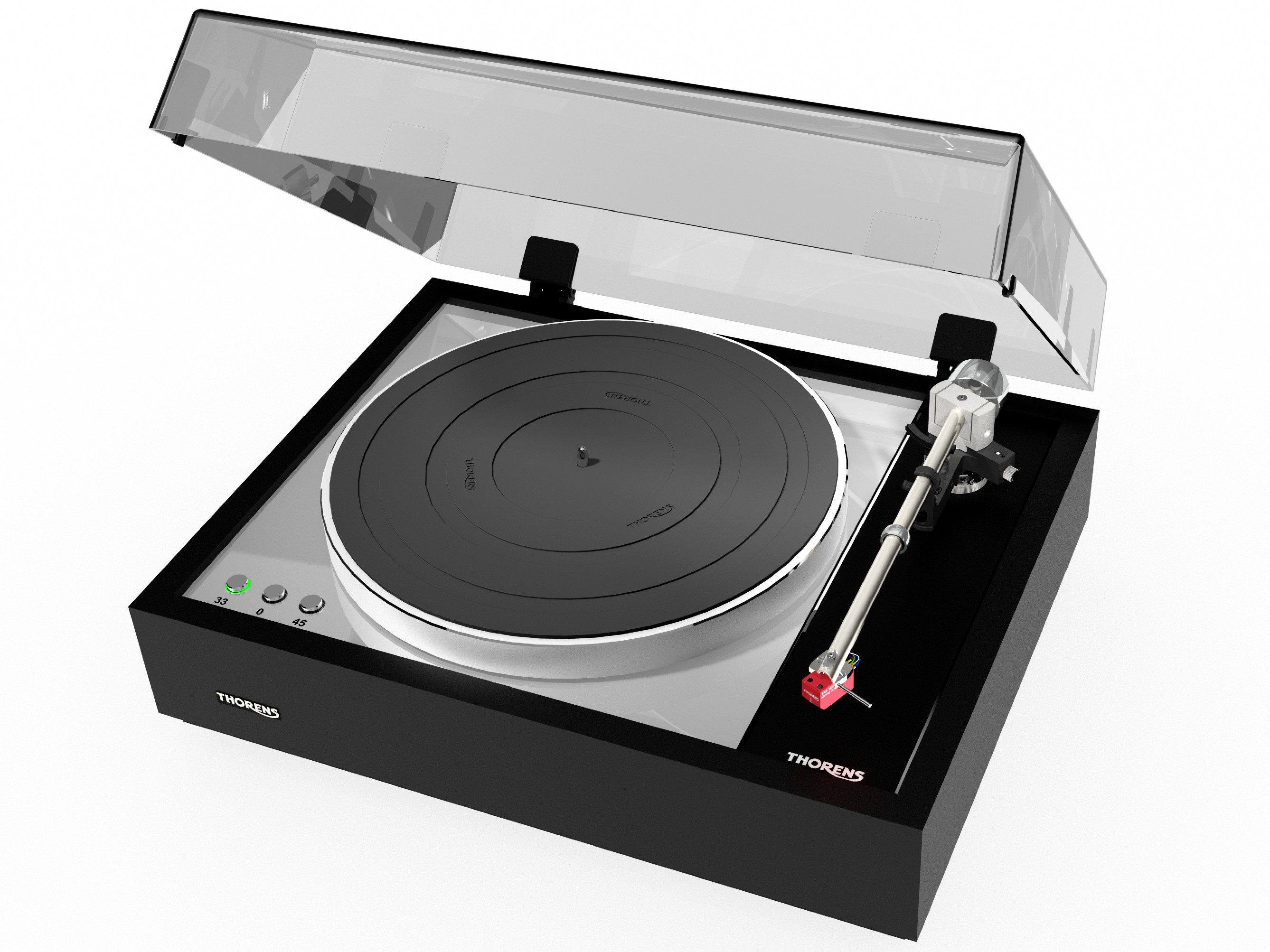 THORENS TD 1600 Barevné provedení: černý klavírní lak