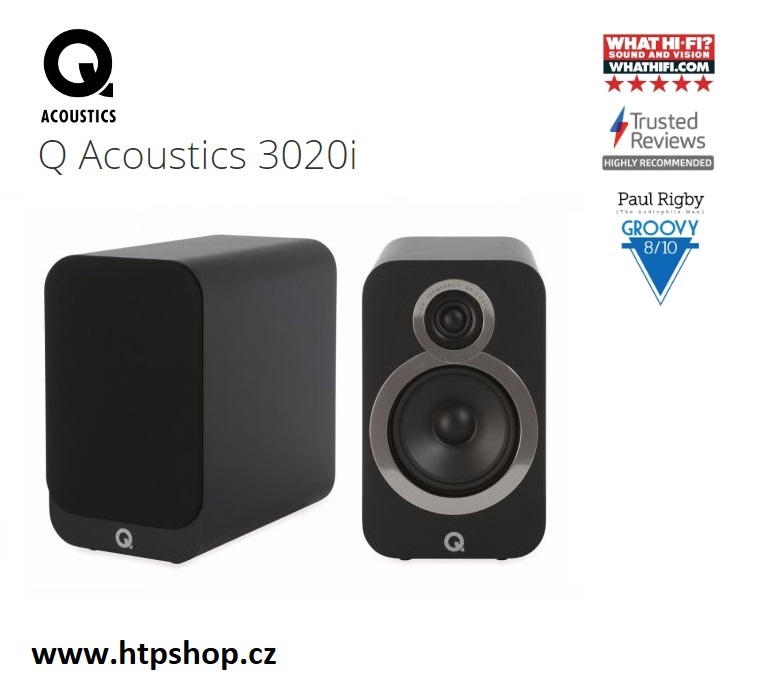 Q Acoustics 3020i Barevné provedení: černá - black