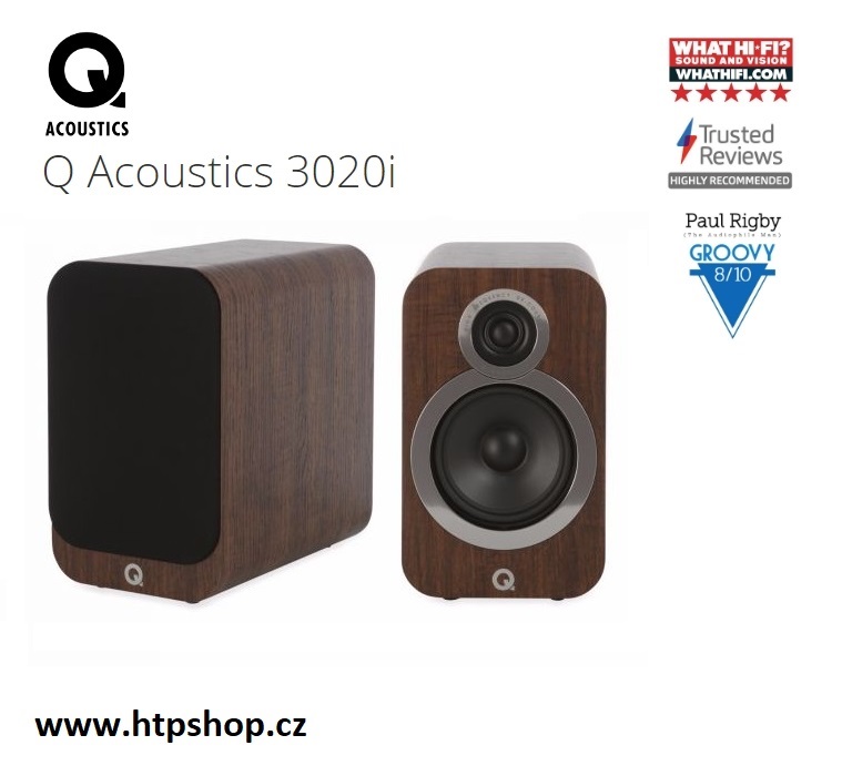 Q Acoustics 3020i Barevné provedení: ořech - walnut