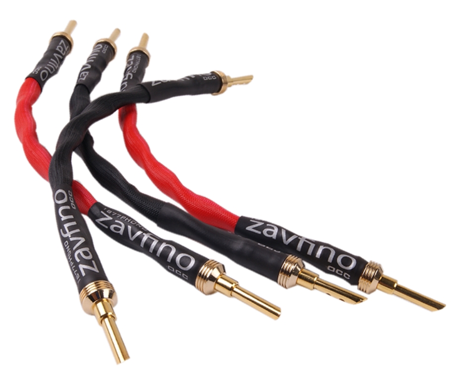 1877PHONO Zavfino - Gold Plated OCC Jumpers (4ks)