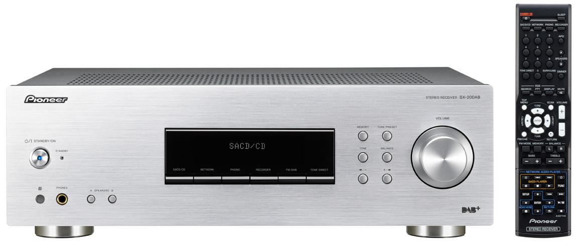 Pioneer SX-20DAB Barevné provedení: stříbrné