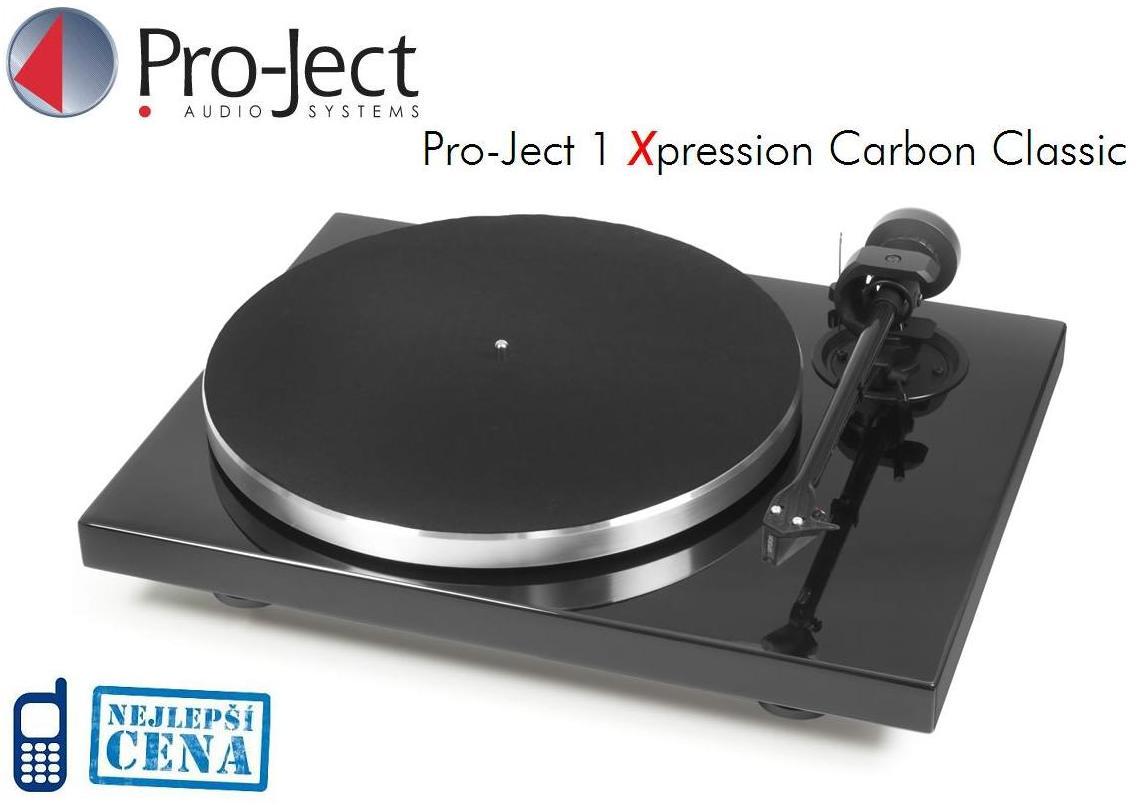 Pro-Ject 1Xpression Carbon Classic (2M-Silver) Barevné provedení: piano black - černá