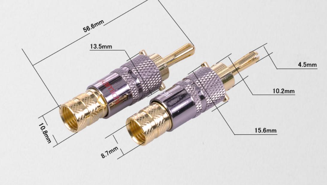 Nakamichi - Banana Plugs N0575