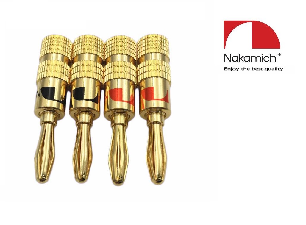Nakamichi - Banana Plugs N0534G - Gold Limited Edition
