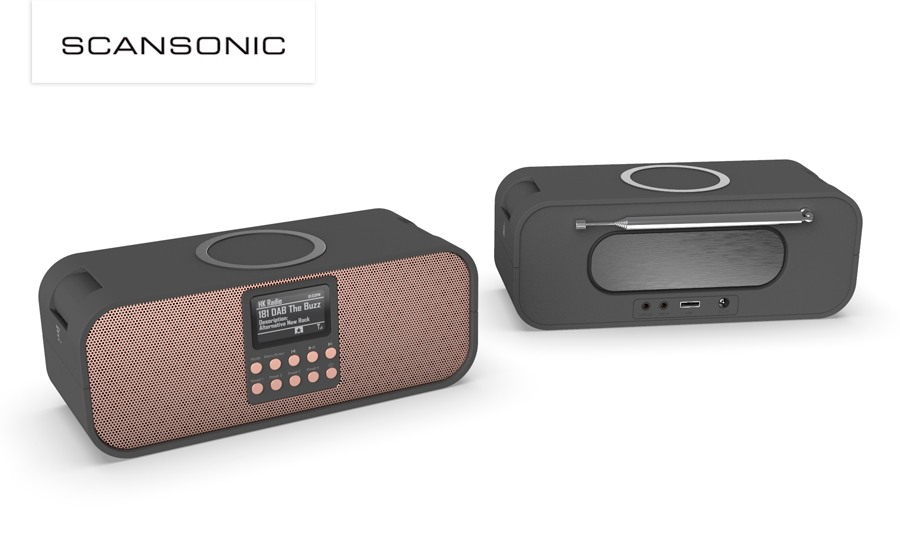 SCANSONIC PA8001 DAB+ RADIO