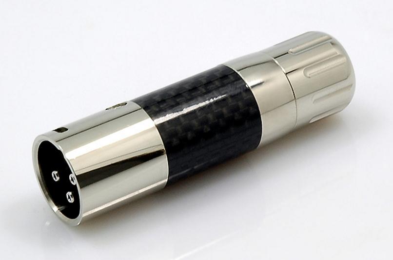 W&M Audio WM Audio XLR Stecker CR1 Male Carbon/Rhodium
