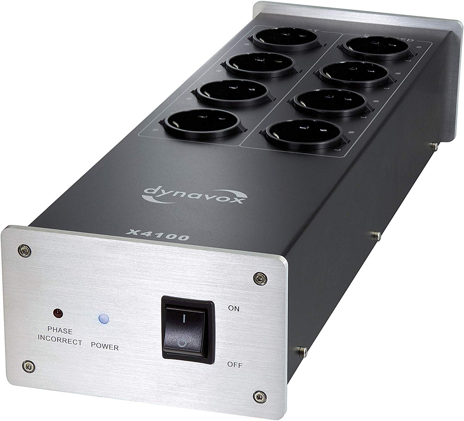 Dynavox HIFI Power Socket X4100 Barevné provedení: stříbrná - silver