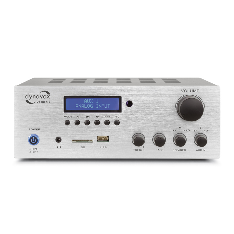Dynavox VT-80 MK Barevné provedení: stříbrná - silver