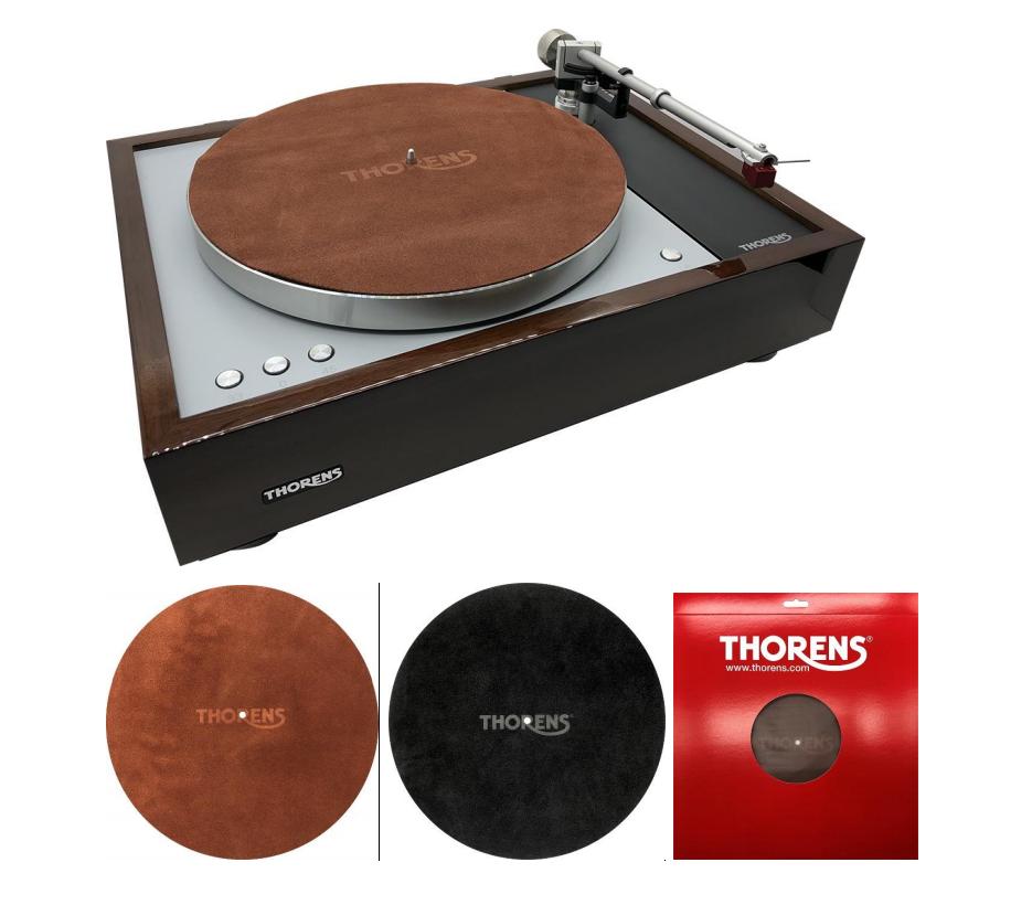 Thorens Leather turntable Mat Black 