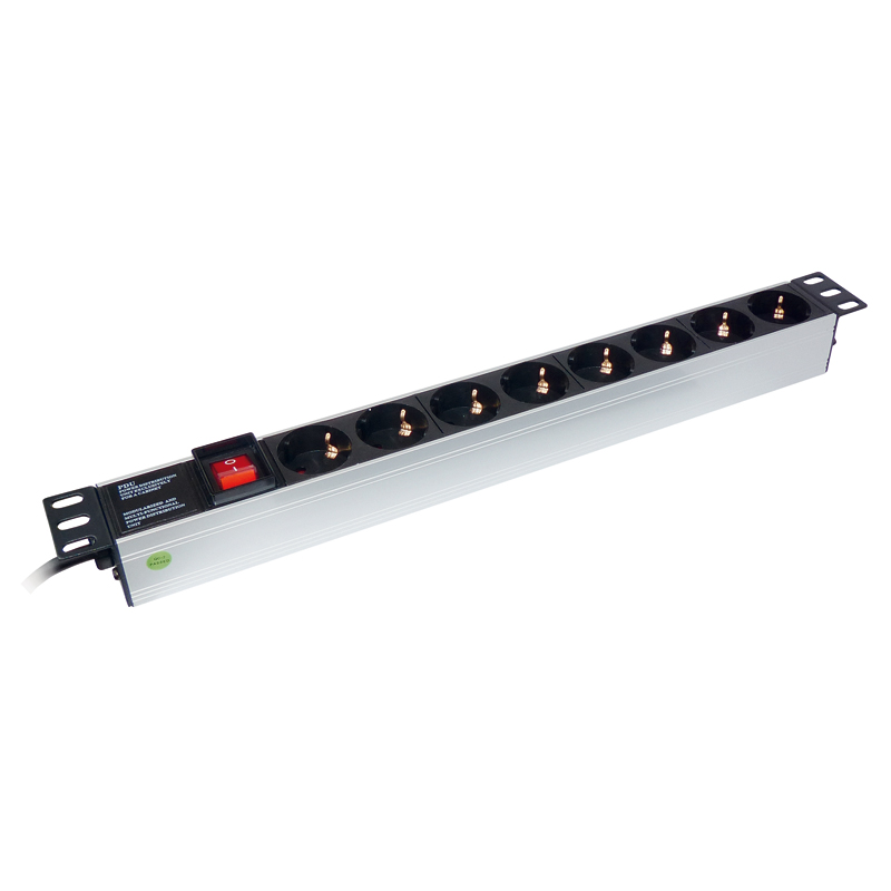 Blanko Aluminium 19" PDU