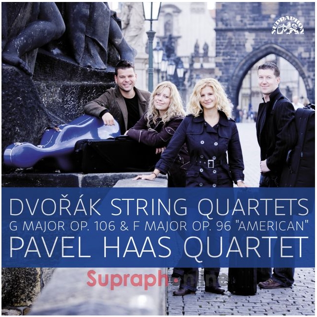 Různé značky upraphon - Dvořák: Smyčcové kvartety G dur, op. 106 a F dur, op. 96 "Americký" - Pavel Haas Quartet