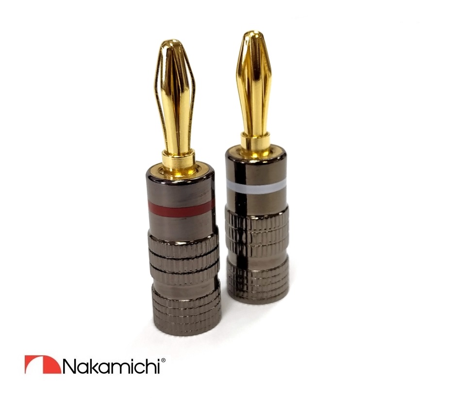 Nakamichi - Banana Plugs N0534 Black