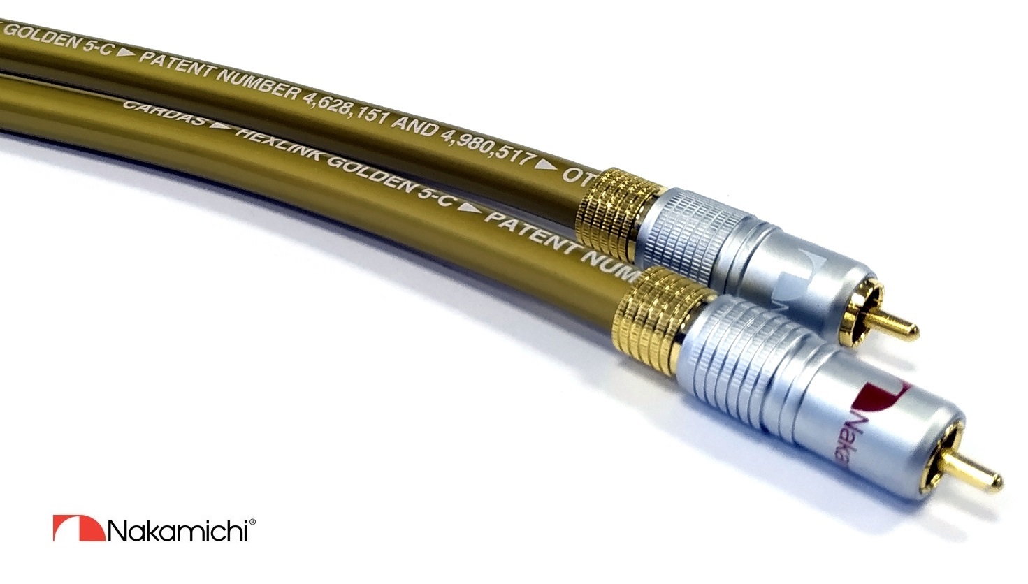 Nakamichi Hexlink Golden 5-C interconnects RCA