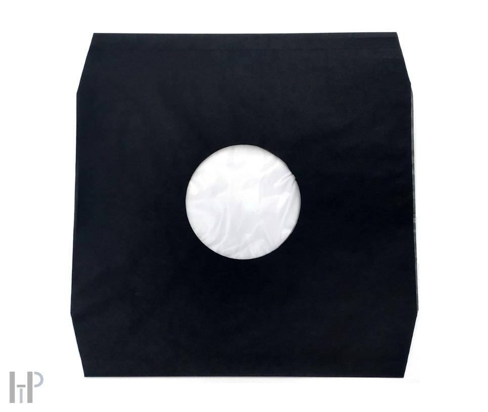 HTP - 12" LP Inner Sleeve black 80g angled Množství: 75 kusů