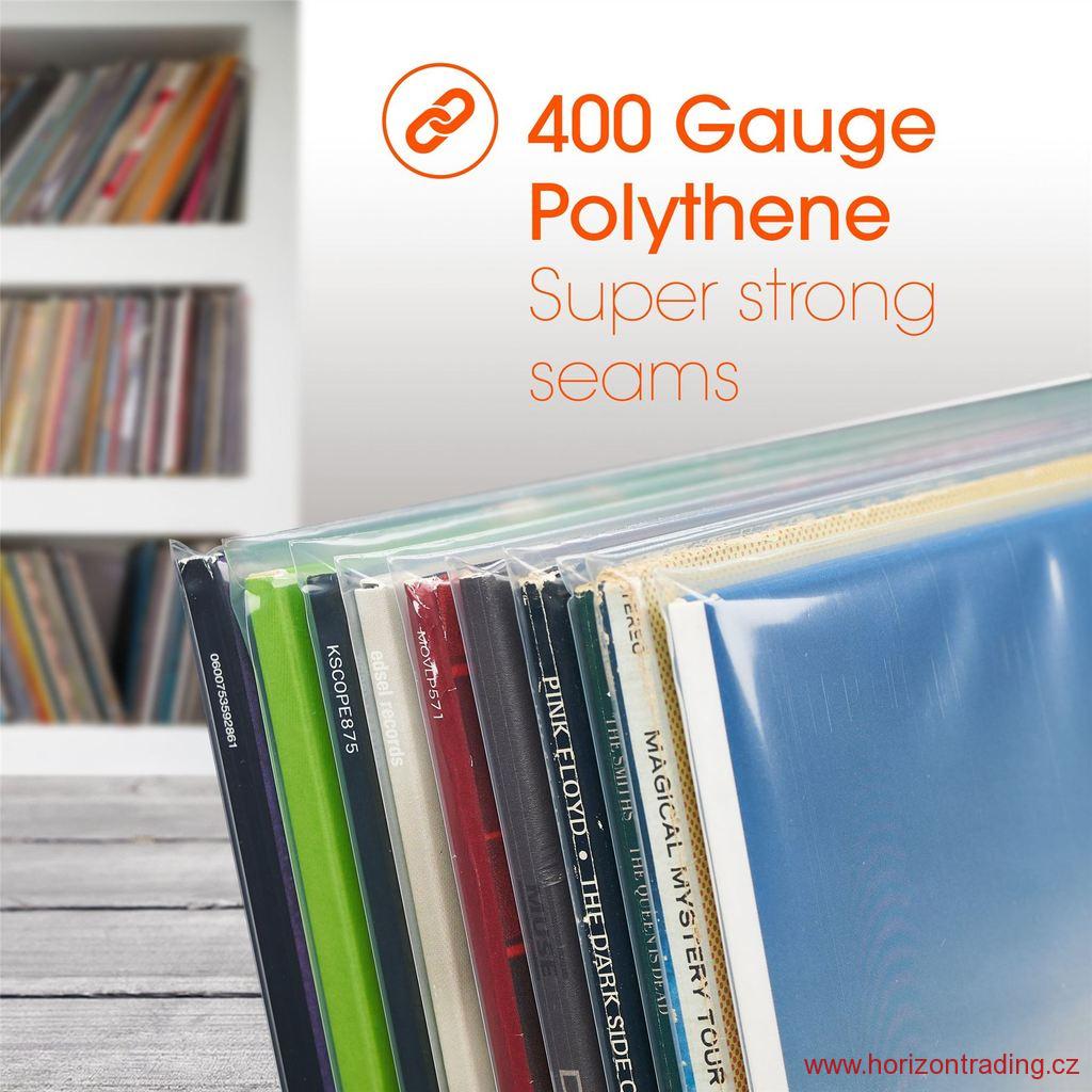 Spincare DENSITY 12 Inch 400g Polythene Outer Vinyl Record Sleeves