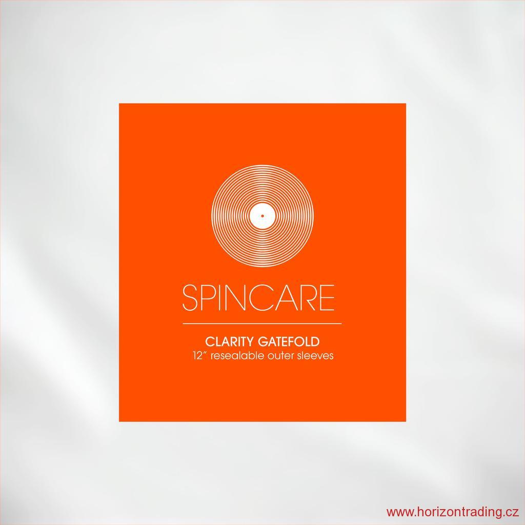 Spincare CLARITY 12 Inch GATEFOLD Resealable Outer Record Sleeves