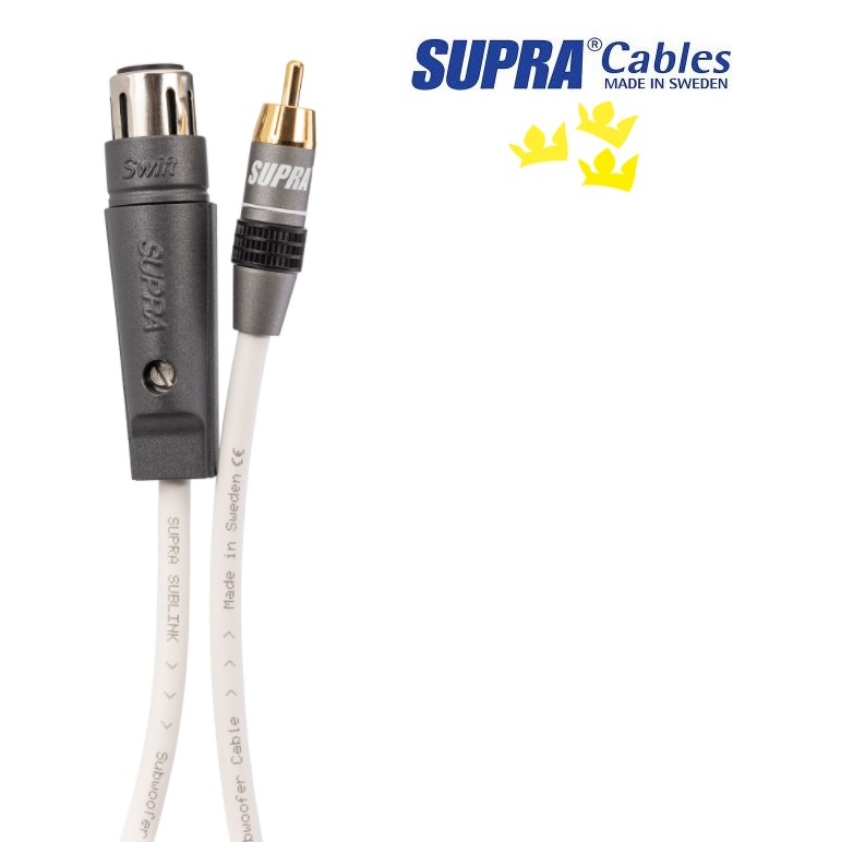 Supra Cables SUPRA SUBLINK 1XLR/F-1RCA WHITE Délky kabelů: 2,0 m