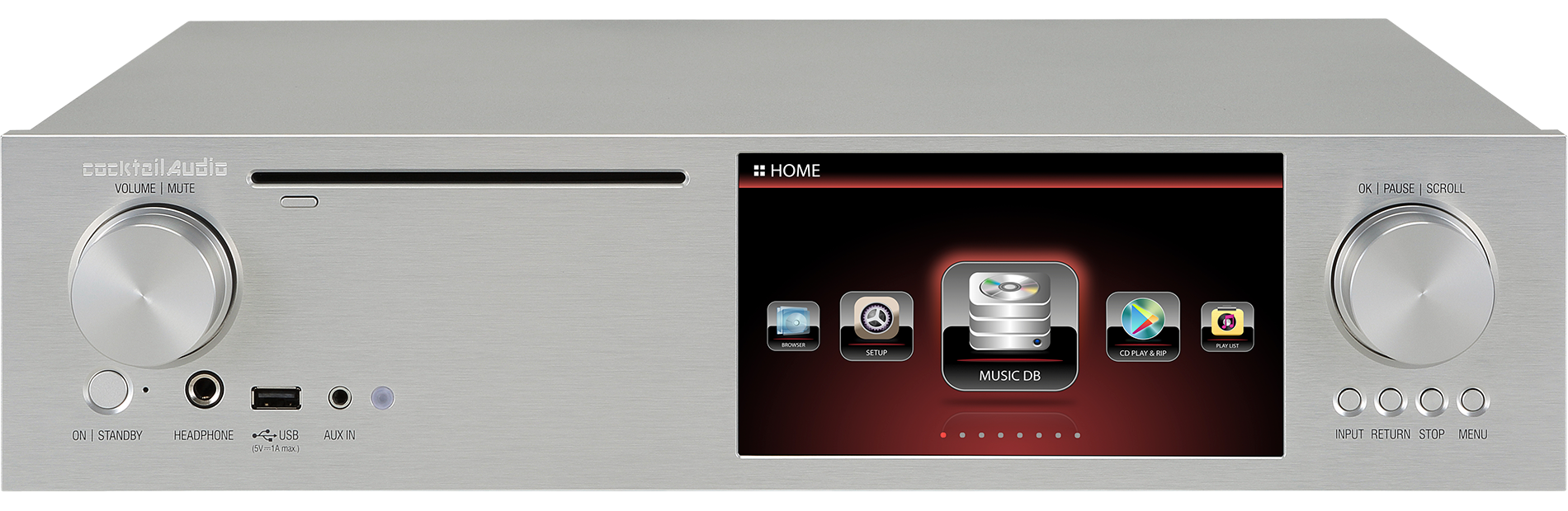 Cocktail Audio cocktailAudio X35 Barevné provedení: stříbrné