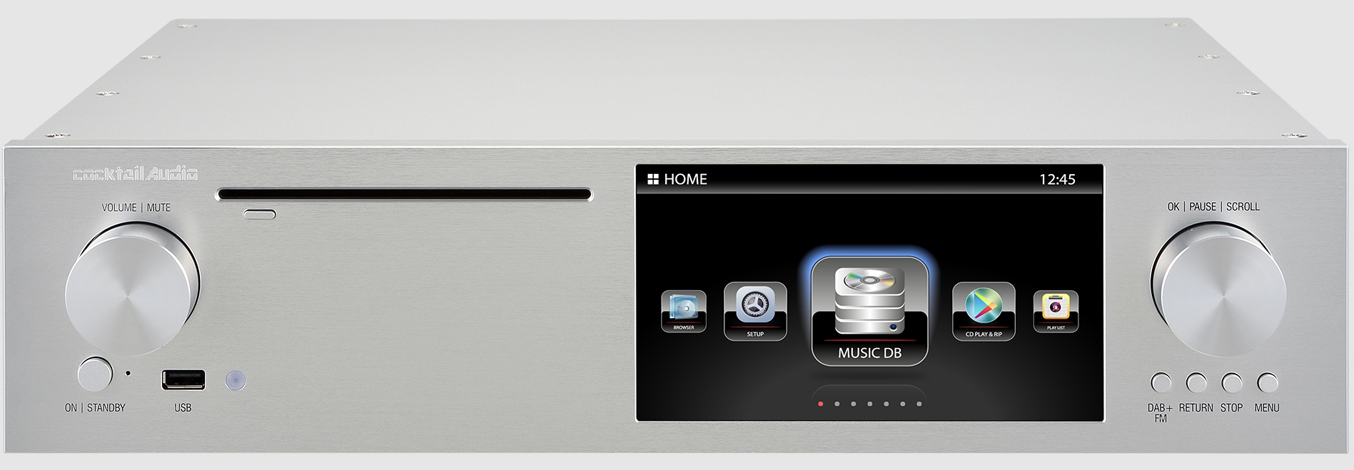 Cocktail Audio cocktailAudio X50D Barevné provedení: stříbrné
