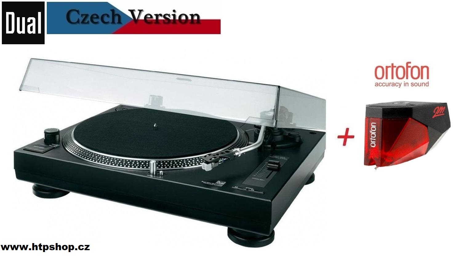 DUAL DTJ 301 Direct Drive USB + Ortofon Přenoska: Ortofon 2M RED