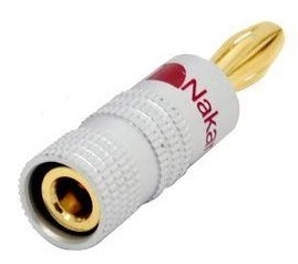 Nakamichi - Banana Plugs Barevné provedení: červené - red