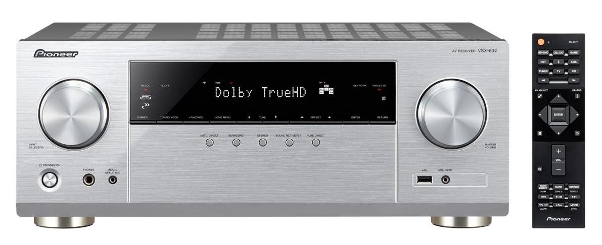 Pioneer VSX-832 Barevné provedení: stříbrné - silver