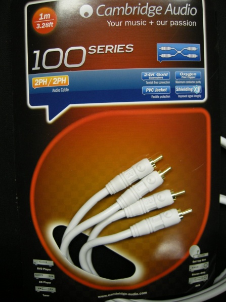 Cambridge Audio A100 RCA - 1 m