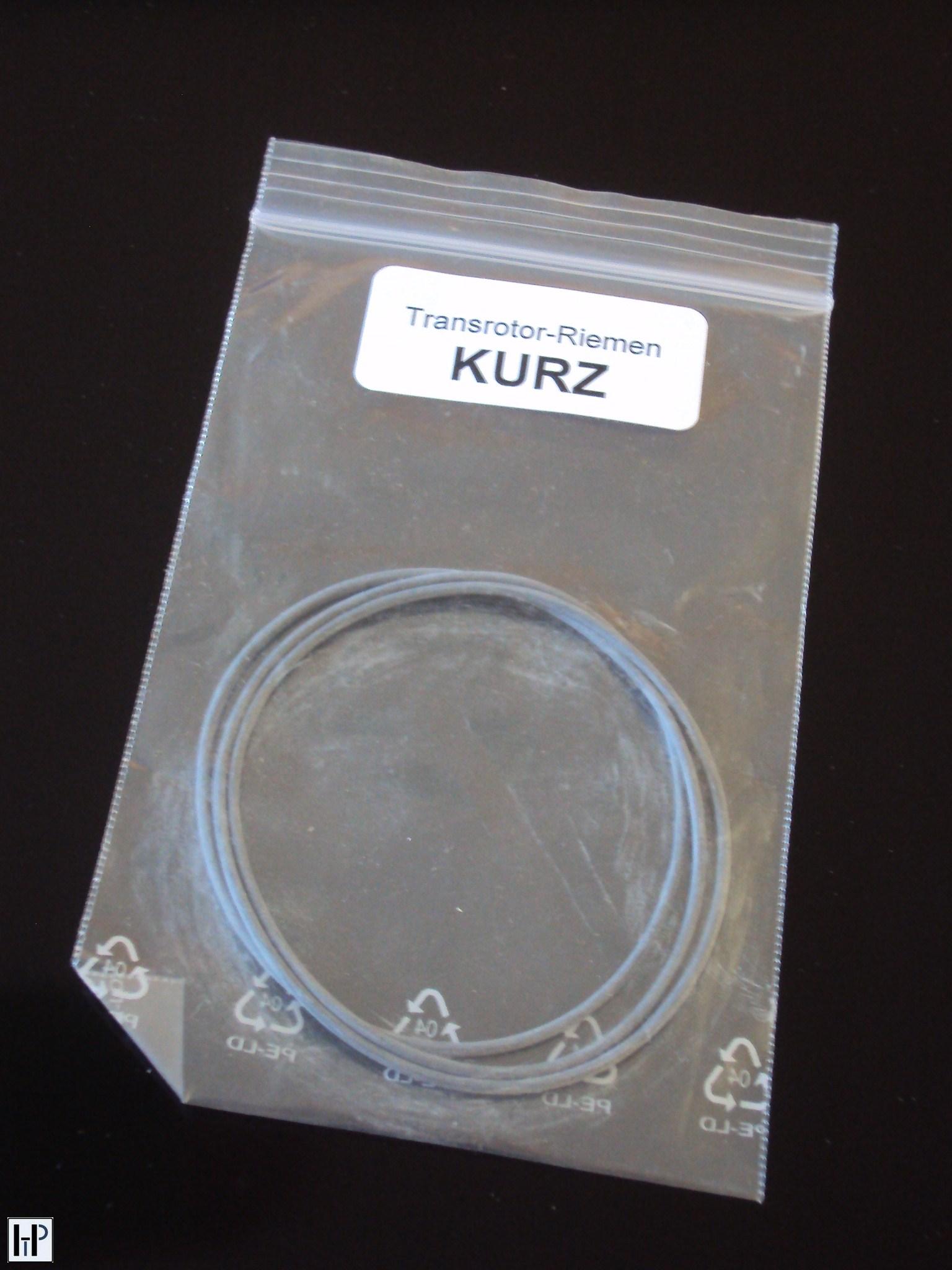Transrotor Motor Treibriemen - Kurz