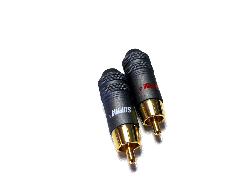 SUPRA RCA-6 SC PLUG PAIR