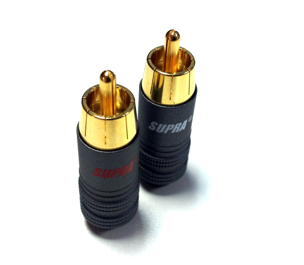 SUPRA RCA-6 SC PLUG PAIR