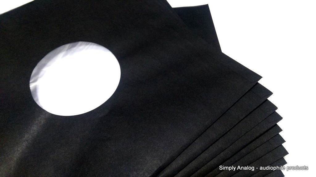 Simply Analog - 12" ANTISTATIC SLEEVES Black