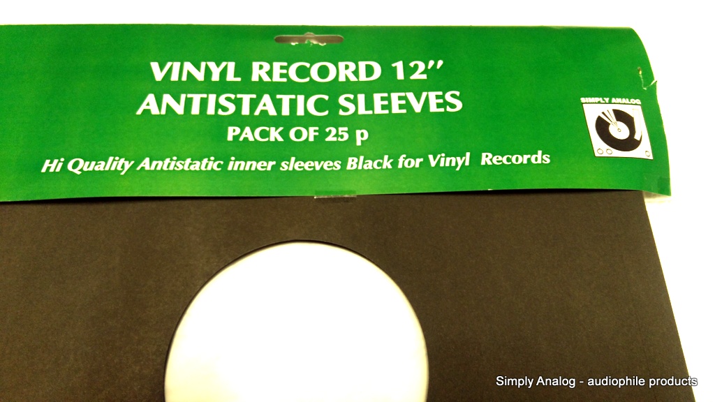 Simply Analog - 12" ANTISTATIC SLEEVES Black