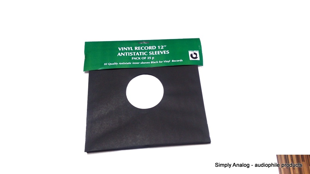 Simply Analog - 12" ANTISTATIC SLEEVES Black