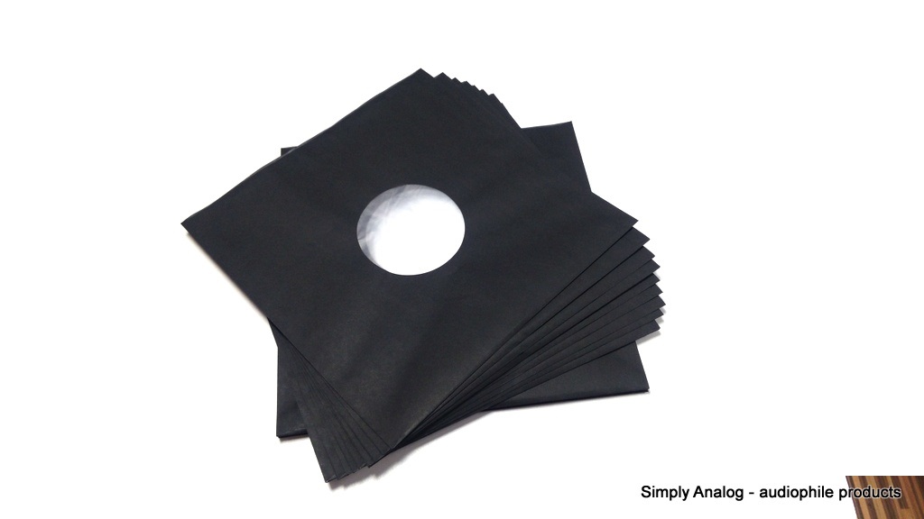 Simply Analog - 12" ANTISTATIC SLEEVES Black