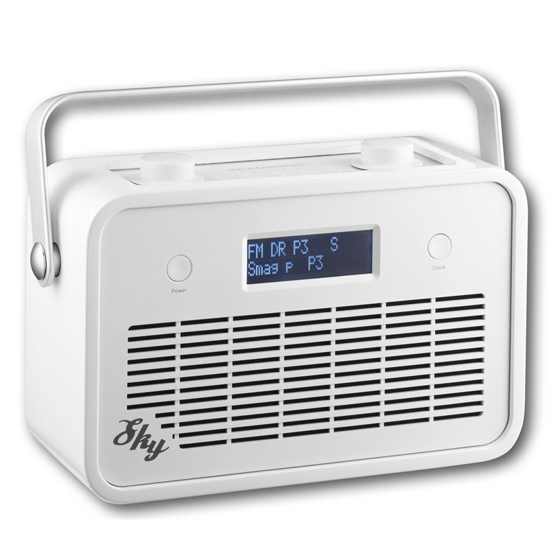 Scansonic SKY FM/DAB+ Barevné provedení: bílý klavírní lak