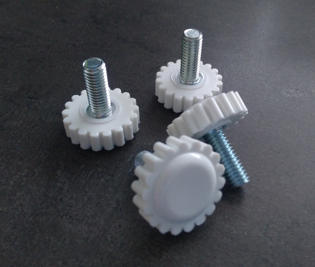 Dynavoice Speaker Stand Feet SET - White