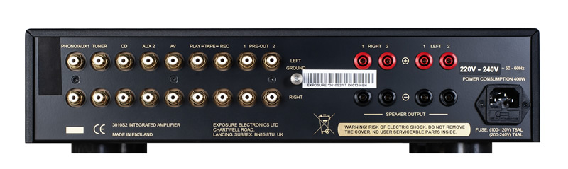 Exposure 3010S2D Integrated Amplifier Barevné provedení: černé