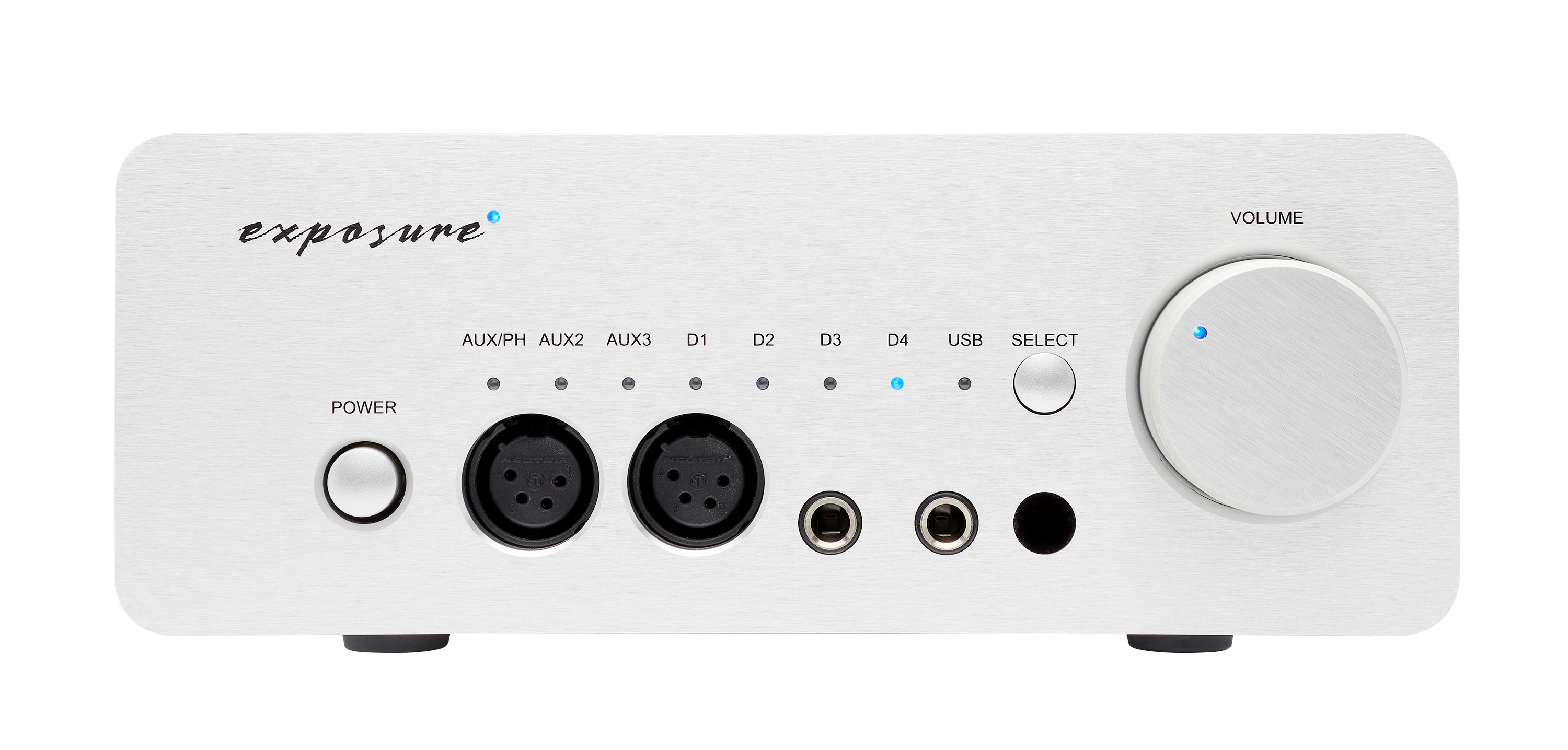 Exposure XM HP Headphone Amplifier Barevné provedení: stříbrné