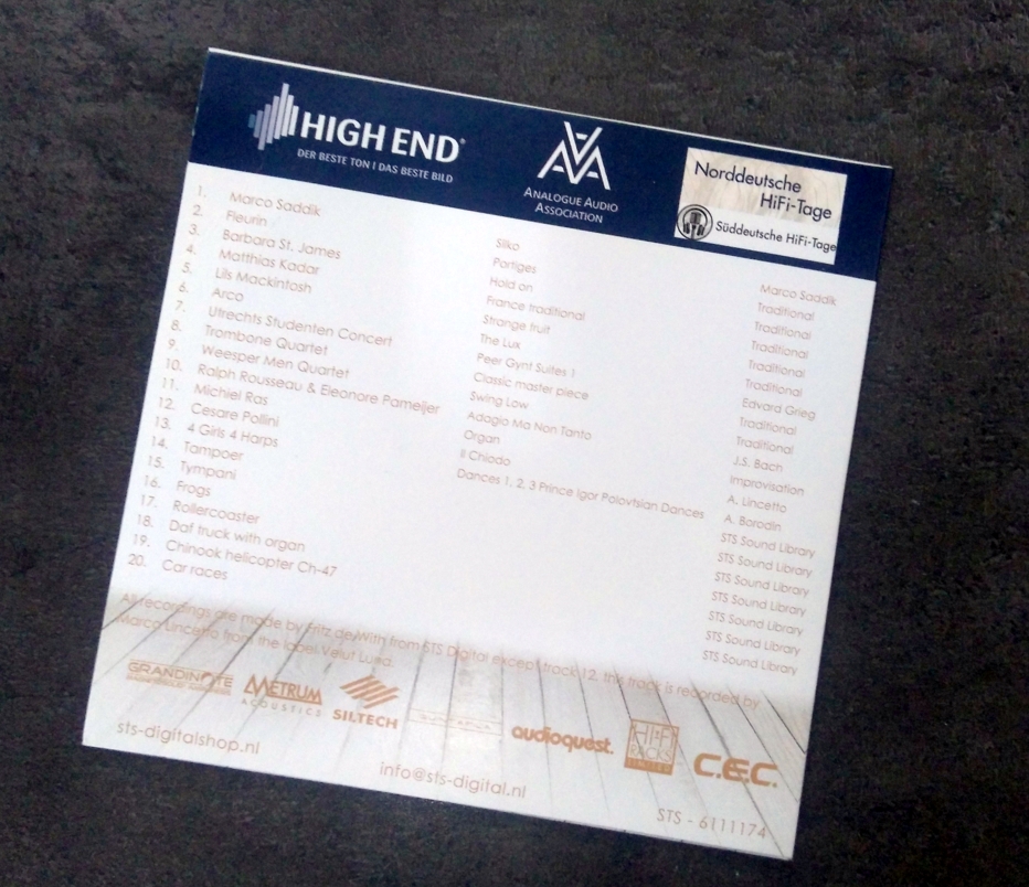 STS Digital - THE ABSOLUTE SOUND REFERENCE Vol.4