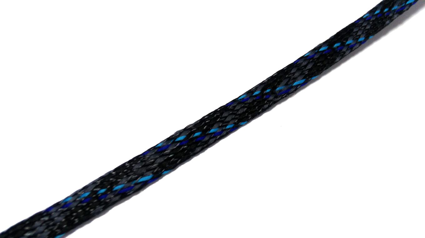 ELECAUDIO BLUE HELIX Expandable Braided Nylon Sleeve (PET) 8-16mm