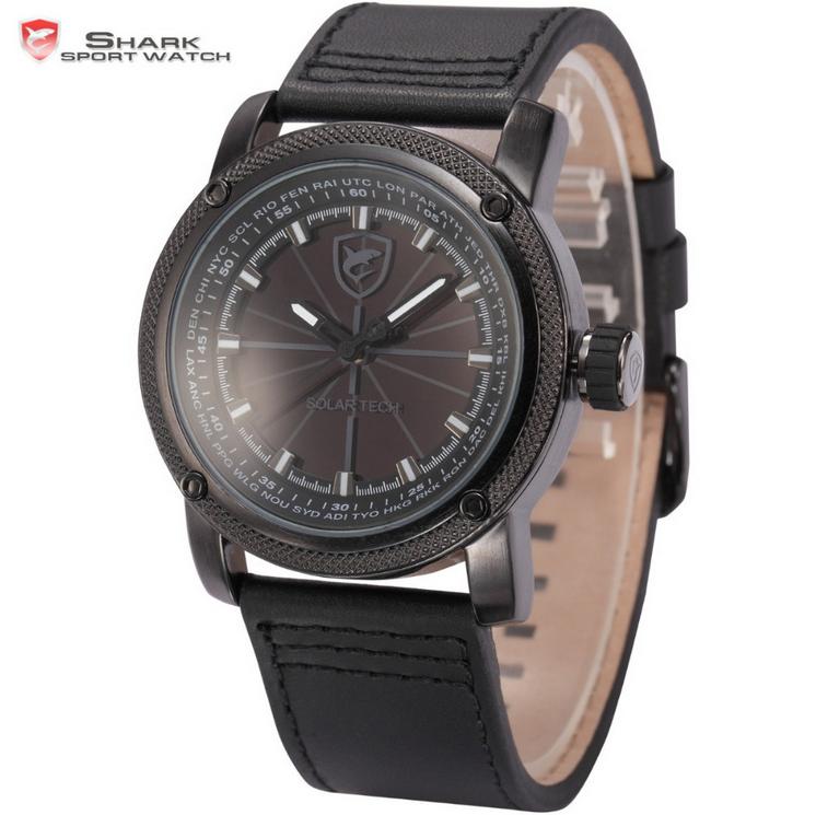 SHARKsportwatch Shark Solar Black SH136