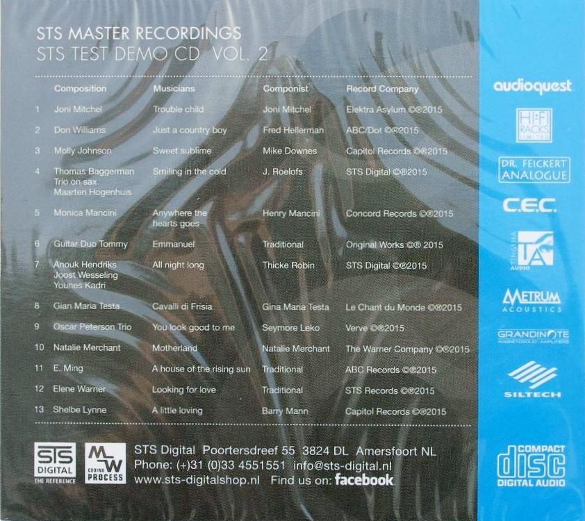 STS Digital - Siltech High End Audiophile Test CD Vol.2