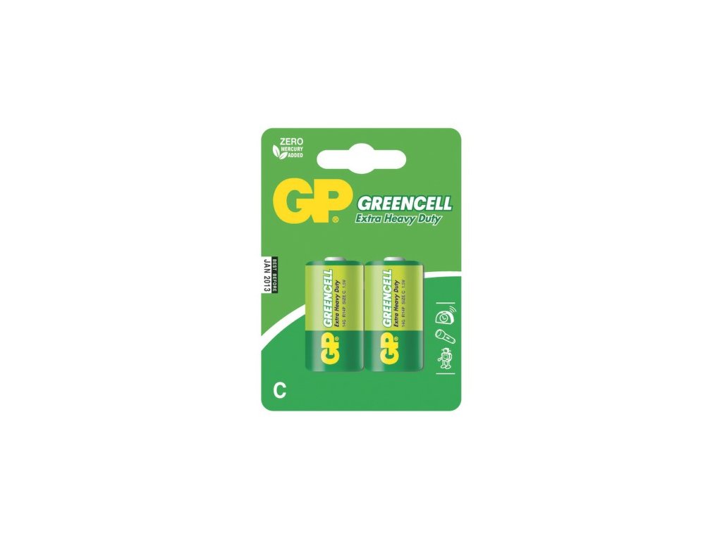 Baterie GP GREEN R14 / C BLISTER *