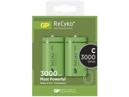 Nabíjecí baterie GP ReCyko+ HR20 (D) 3000 mAh 2KS