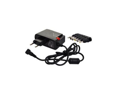 adaptér síťový  1000mA/ 3- 12V stabilizovaný DA25
