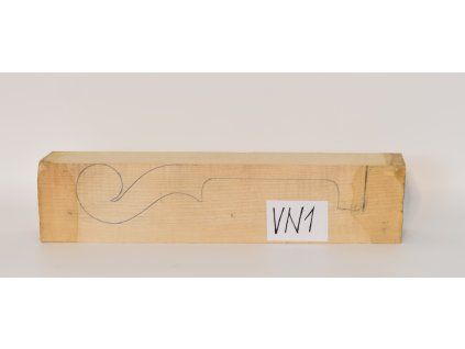 Houslový krk, přířez, AA