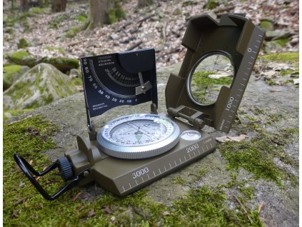 Kompas MFH 34063 Taliansky - kovový vojenský kompas