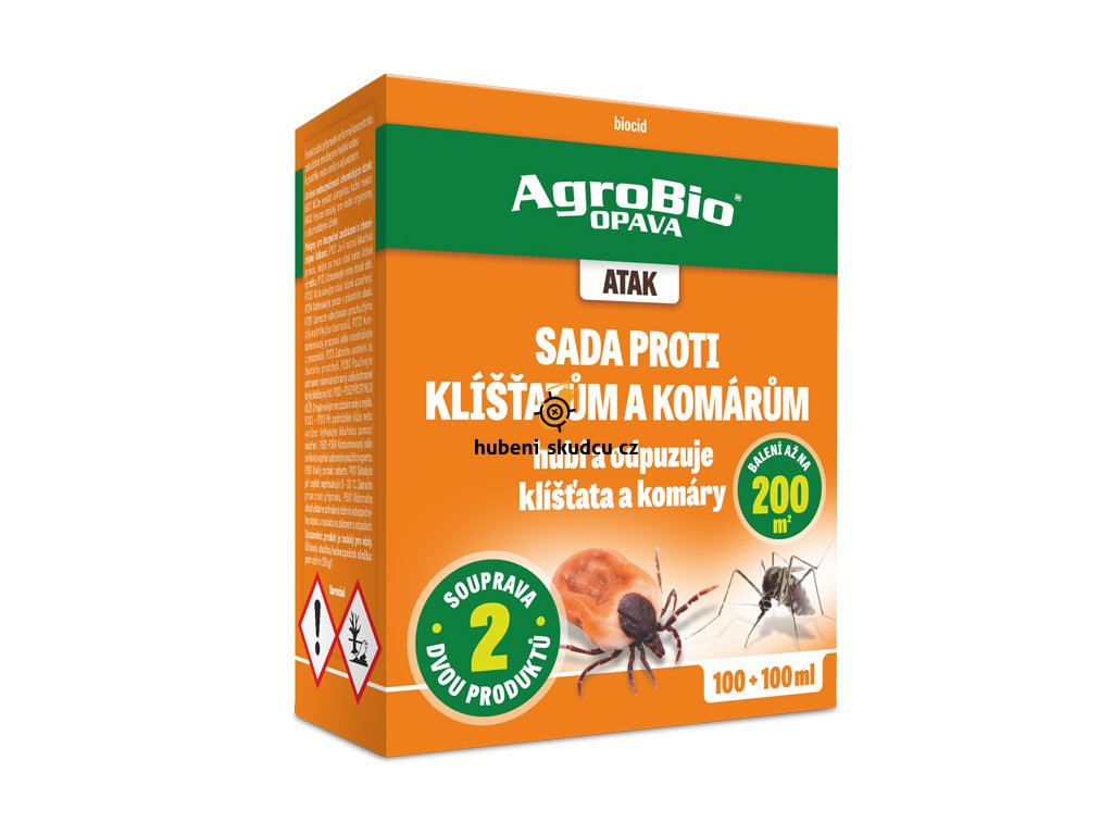002130 ATAK Sada proti klistatum a komarum 100+100ml