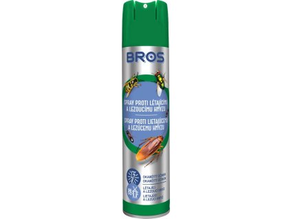 Bros spray proti létajícímu a lezoucímu hmyzu 400 ml hubim.cz
