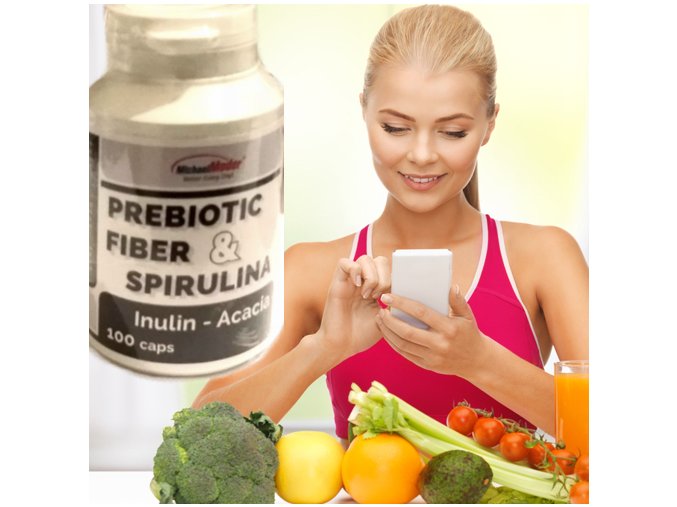 Prebiotikum Spirulina Vláknina Inulin ideální pro detoxikaci, hubnutí a při redukci nadváhy